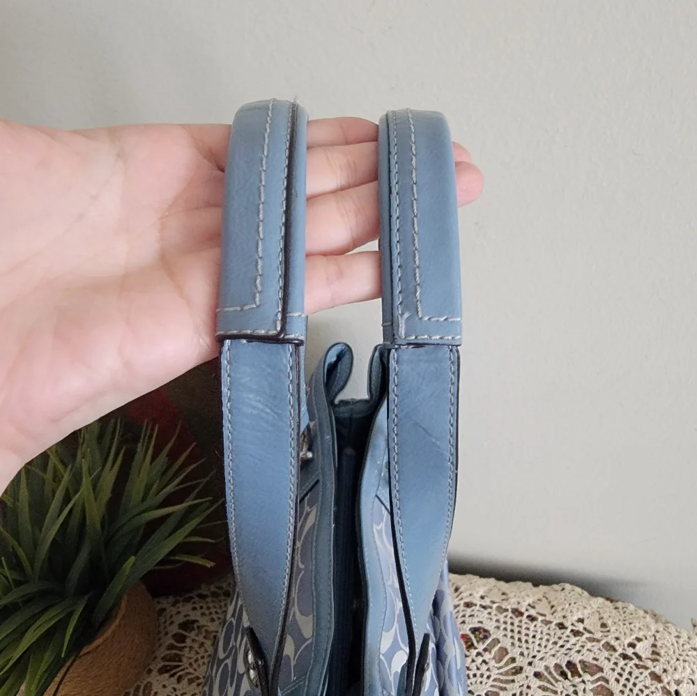 Coach shoulder bag Blue - Picture 9 of 12